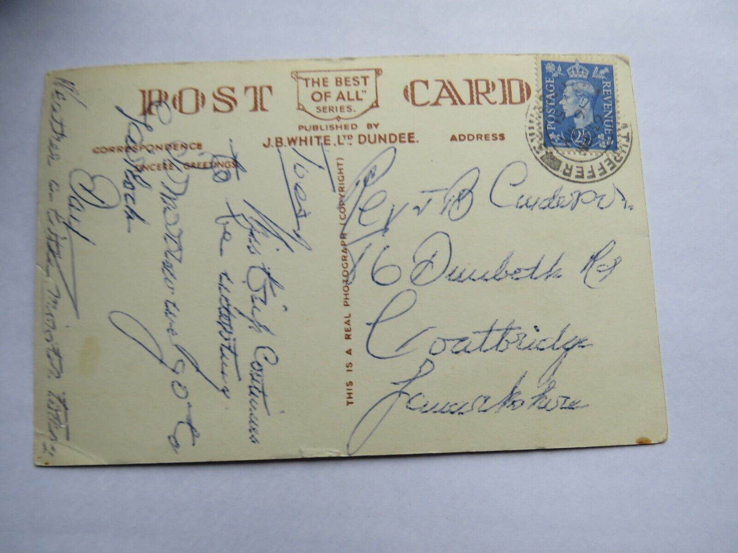 Old Postcard of Strathpeffer, 1951