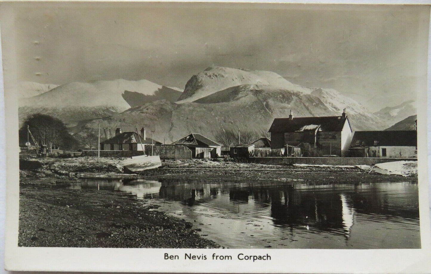 Old Postcard Of  Ben Nevis From Corpach  - Ref : 1007