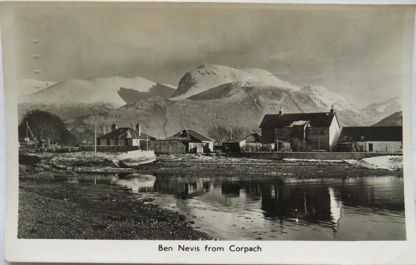 Old Postcard Of  Ben Nevis From Corpach  - Ref : 1007