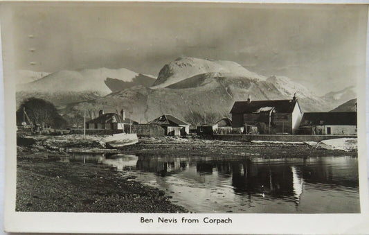 Old Postcard Of  Ben Nevis From Corpach  - Ref : 1007
