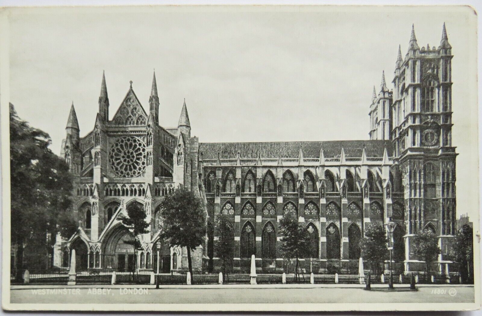 Old Postcard of Westminster Abbey, London - Ref : 1033