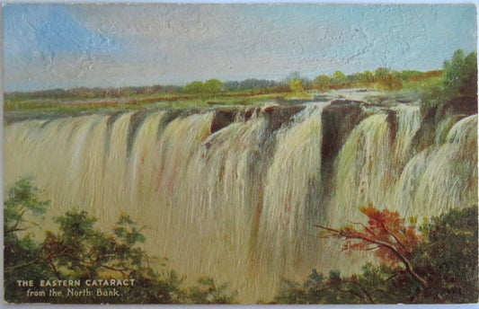 Old Postcard Of The Eastern Cataract From The North Bank  - Ref : 1026