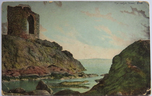 Old Postcard of The Lady's Tower Elie  - Ref : 1036