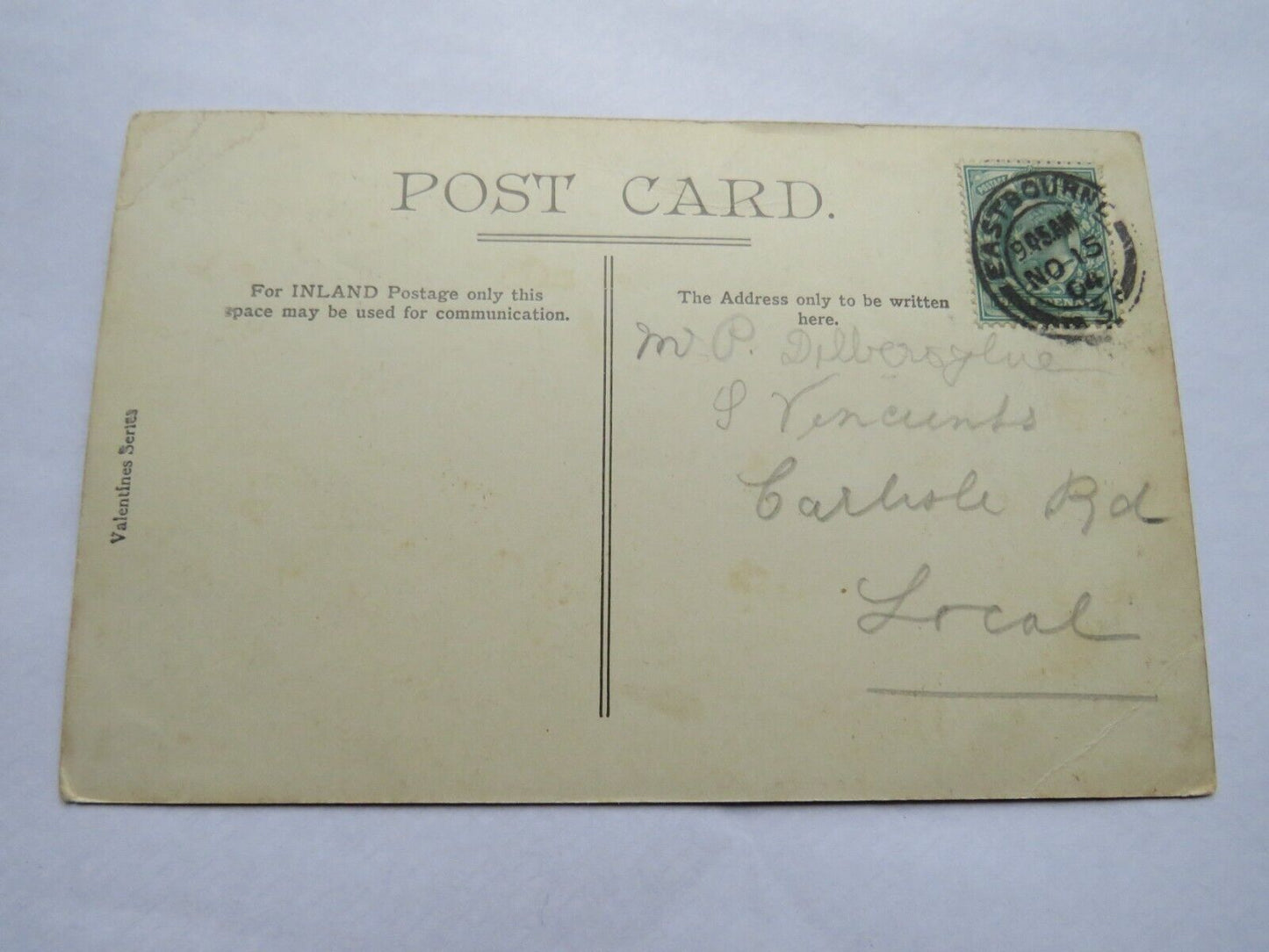 Old Postcard of Great Northern Express, Valentine's Series, 1904