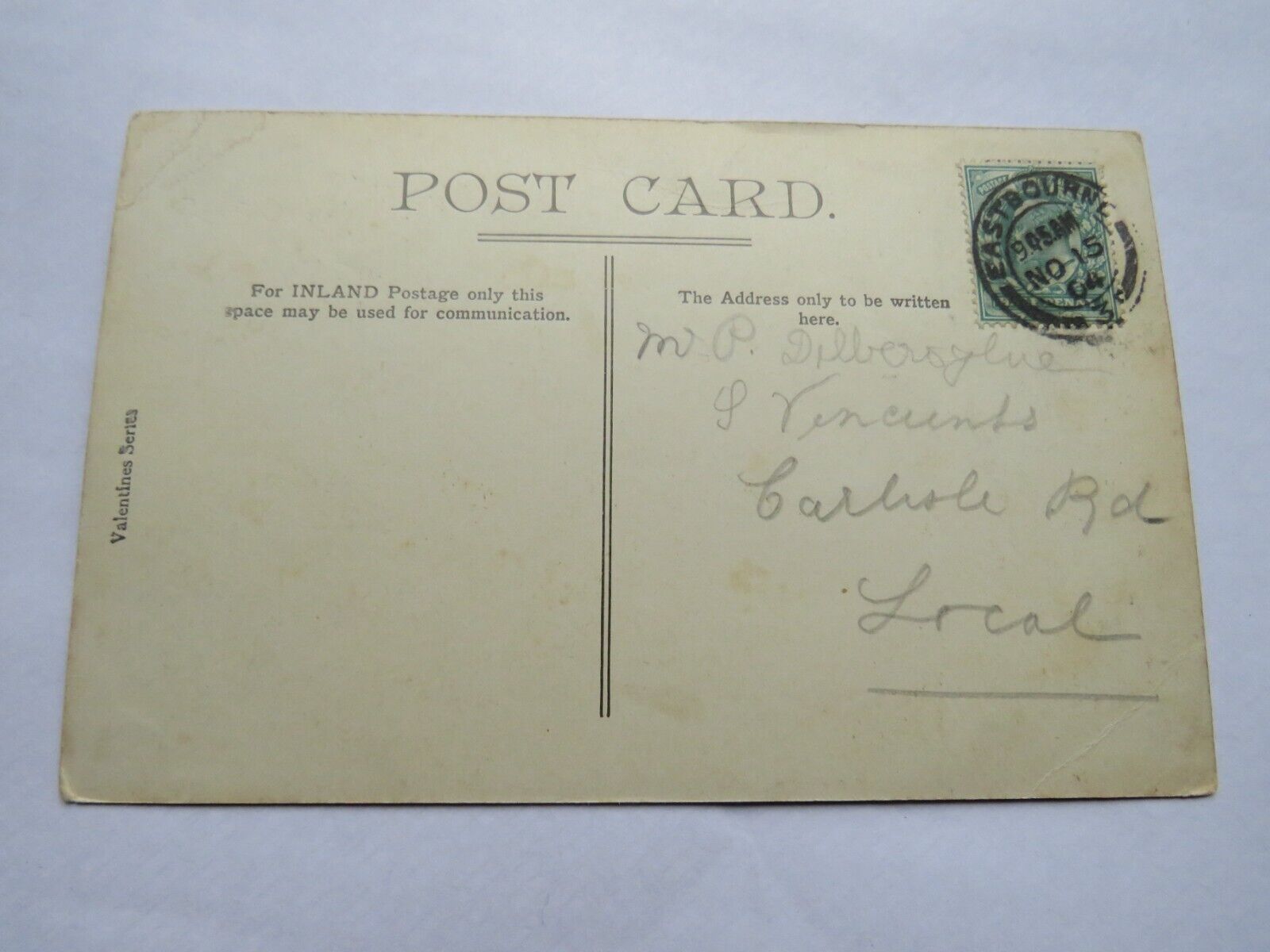 Old Postcard of Great Northern Express, Valentine's Series, 1904