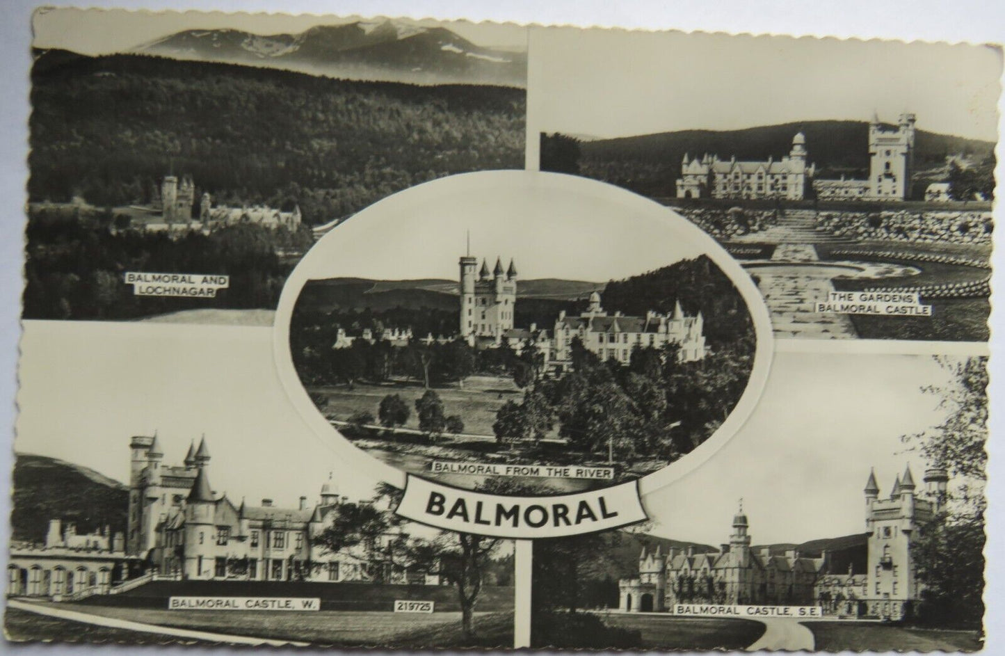 Old Multiview Postcard of Balmoral, 1964