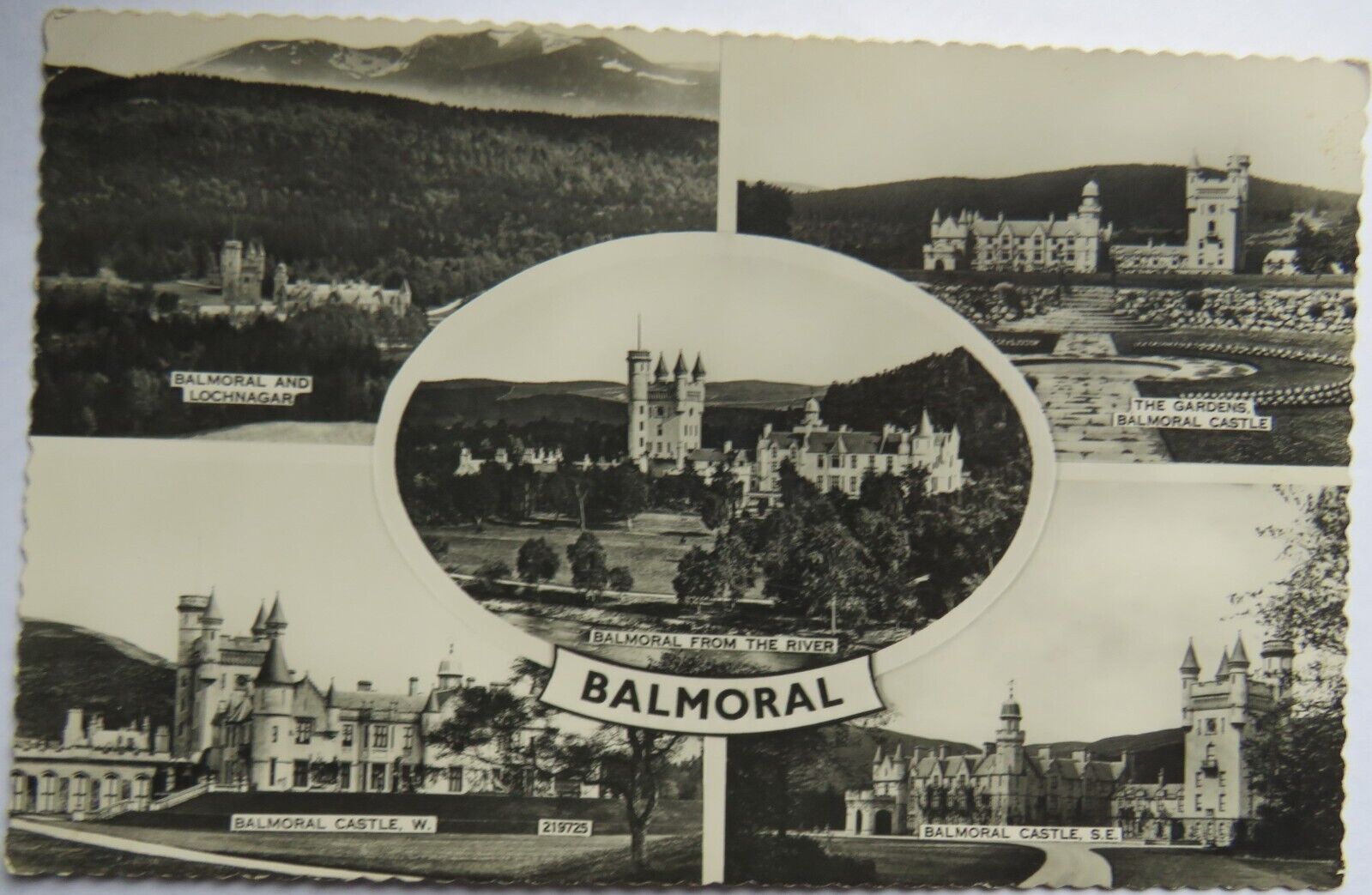 Old Multiview Postcard of Balmoral, 1964