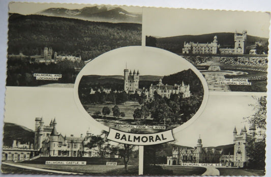 Old Multiview Postcard of Balmoral, 1964