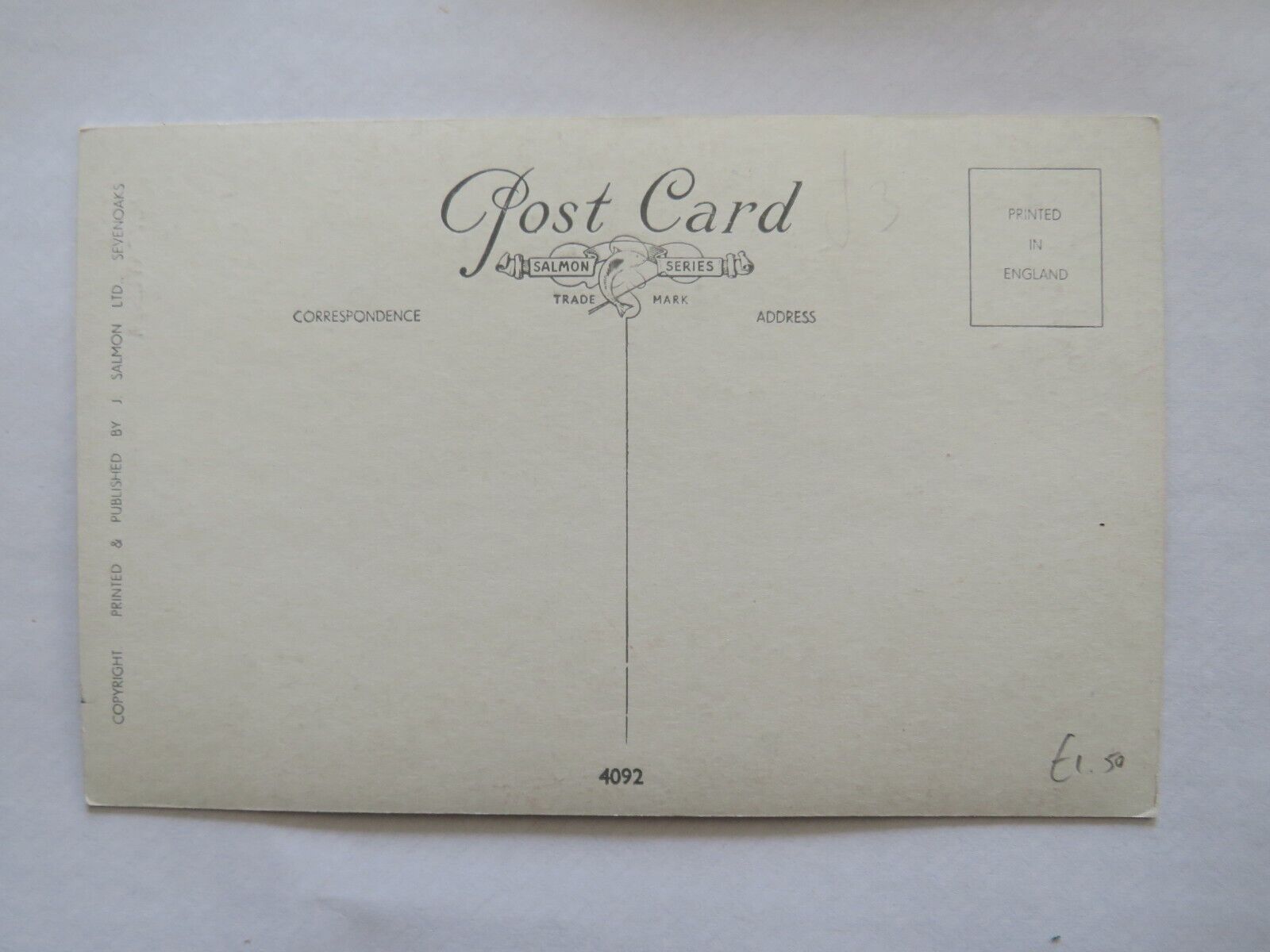Old Postcard of Flycatcher - Ref : 1008