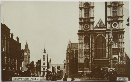 Old Postcard of Westminster Abbey London - Ref : 1033