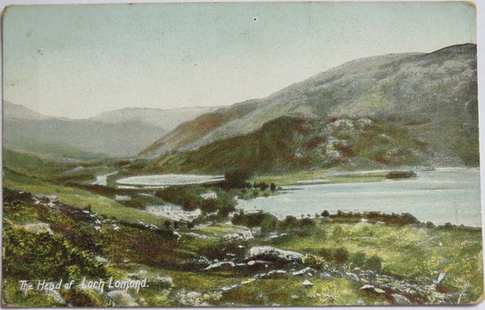 Old Postcard of The Head of Loch Lomond  - Ref : 1010