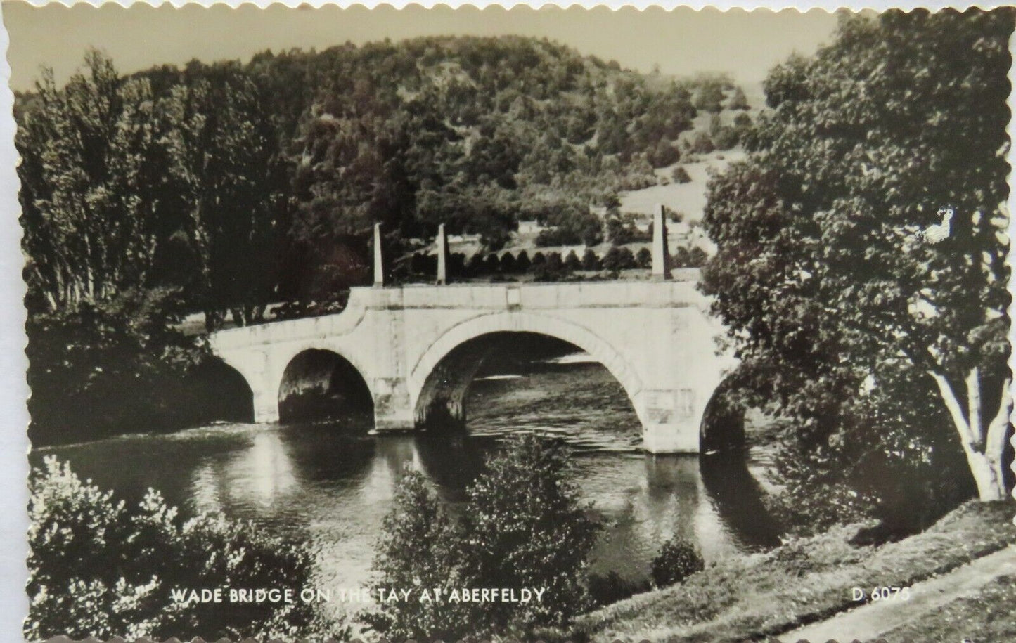 Old Postcard Of Wade Bridge On The Tay At Aberfeldy - Ref : 1007