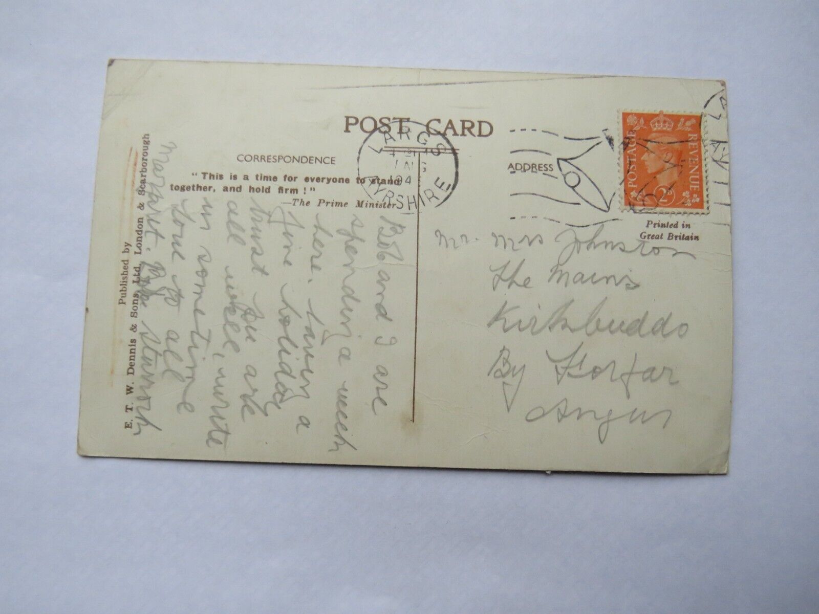 Old Multiview Postcard of Largs