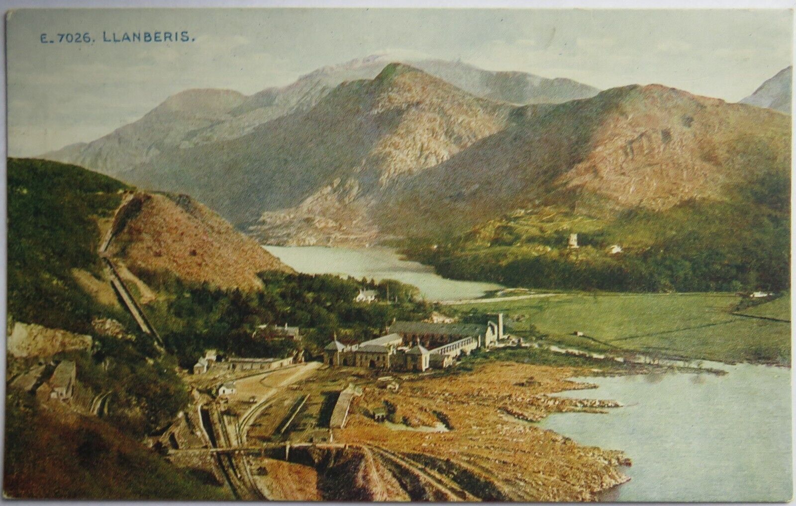 Old Postcard of Llanberis, Celesque Series