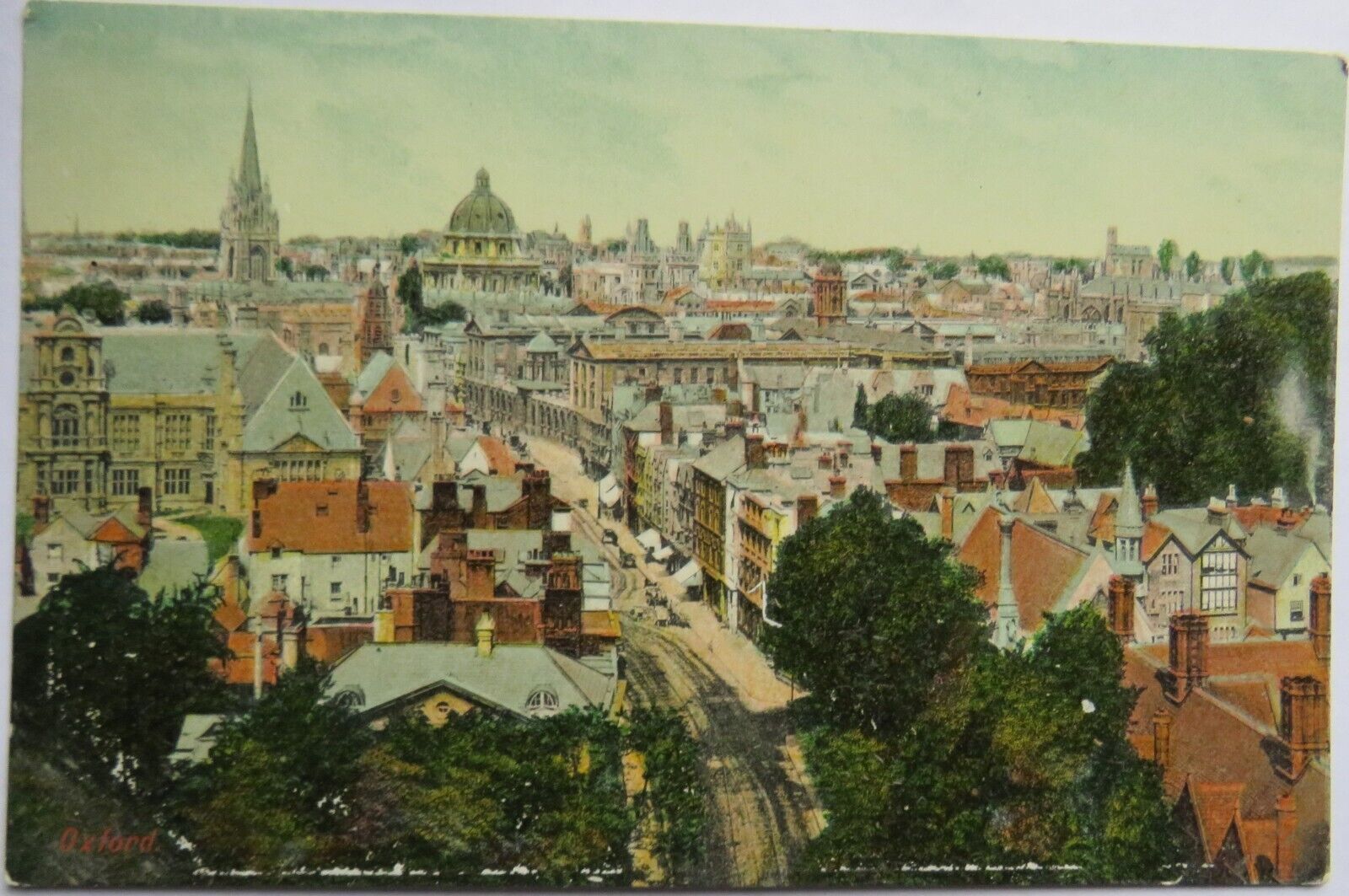 Old Postcard of Oxford, Unposted