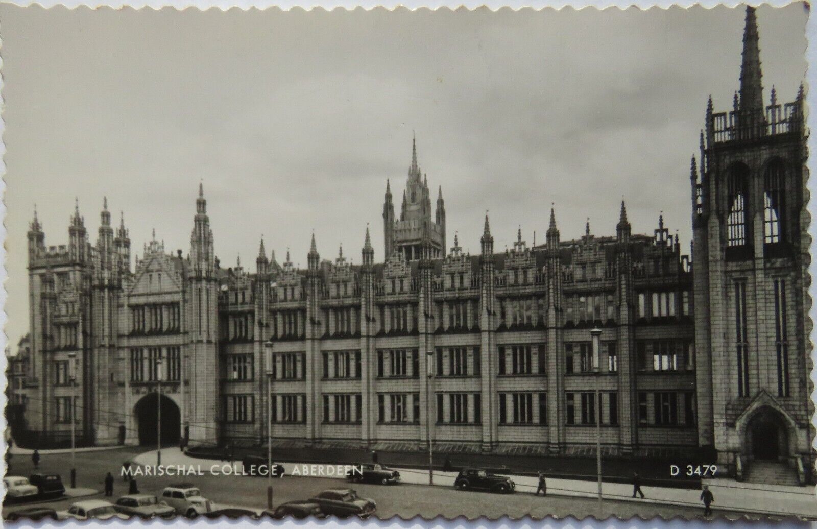 Old Postcard of Marischal College, Aberdeen