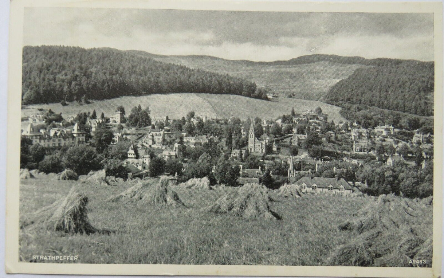 Old Postcard of Strathpeffer 1954