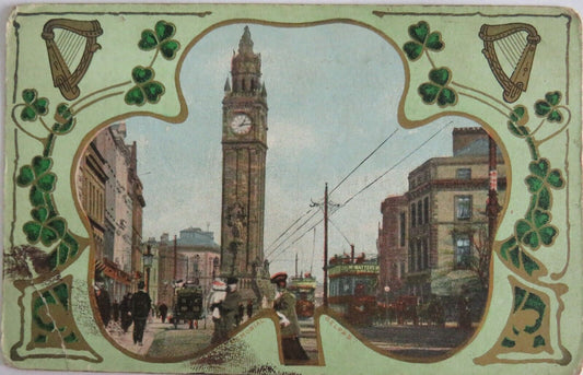 Old Postcard of Albert Memorial Belfast  - Ref : 1016