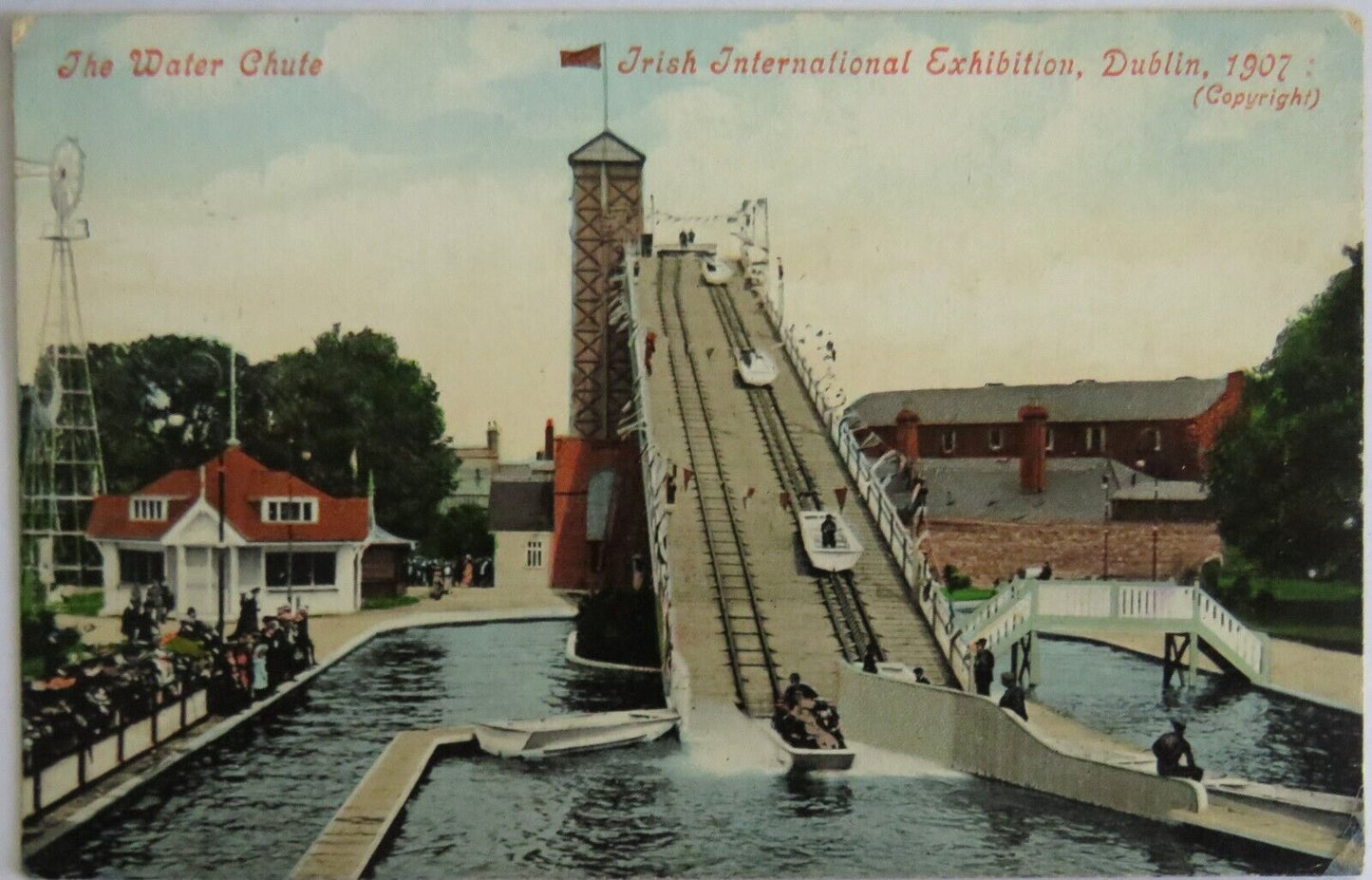 Old Postcard of Irish International Exhibition Dublin 1907 - Ref : 1041