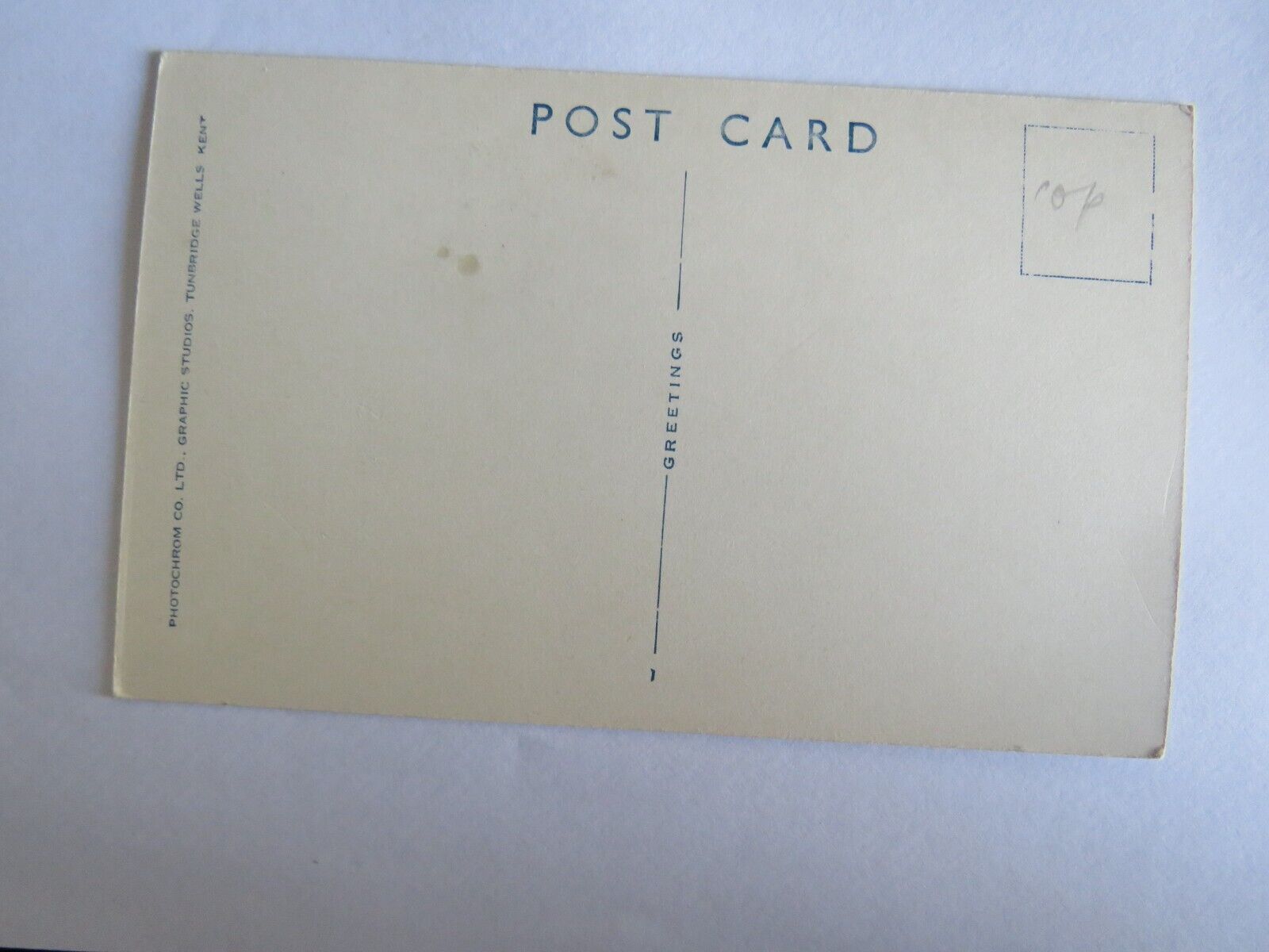 Old Postcard of Howden Dam From Derwent - Ref : 1025