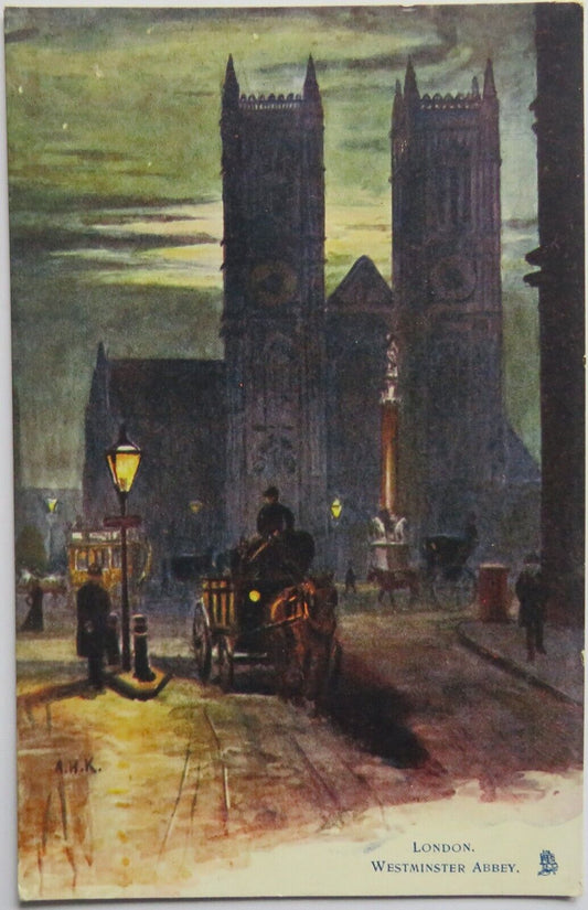 Old Postcard of Westminster Abbey London - Ref : 1033