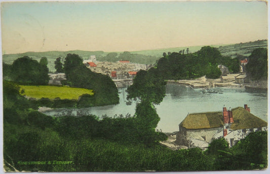 Old Postcard of Kingsbridge & Estuary 1905