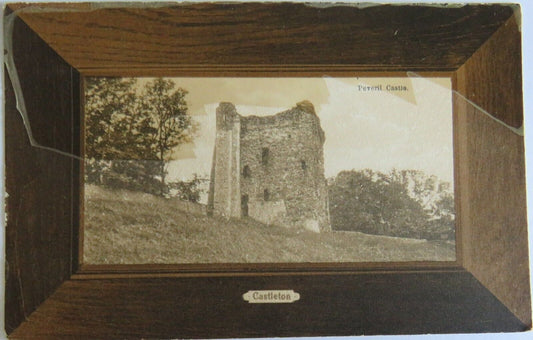 Old Postcard of Peveril Castle Castleton  - Ref : 1025