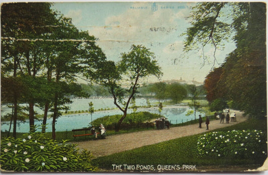 Old Postcard of The Two Ponds, Queen's Park - Ref : 1034