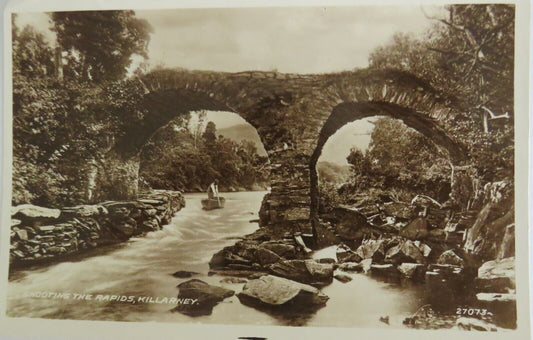 Old Postcard of The Shooting The Rapids, Killarney - Ref : 1016