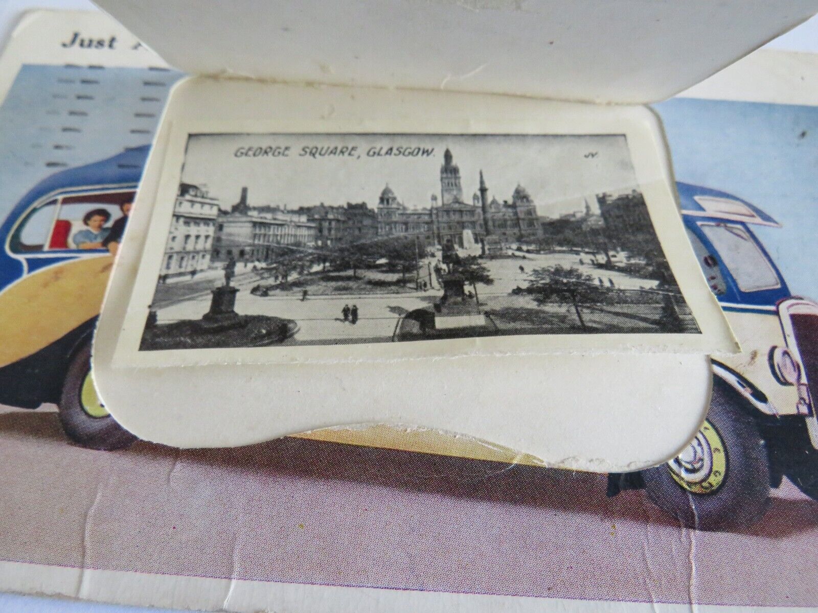 Old Postcard Just Arrived At Glasgow 1953 - Ref : 1022
