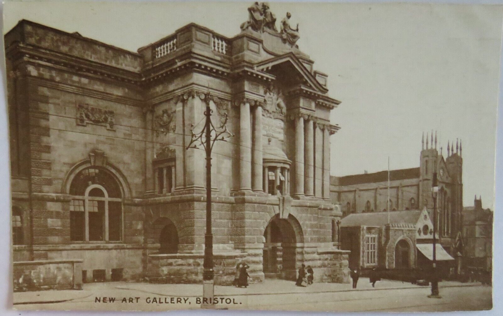 Old Antique Postcard of  New Art Gallery, Bristol 1920 - Ref : 1038