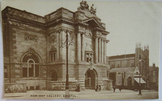Old Antique Postcard of  New Art Gallery, Bristol 1920 - Ref : 1038