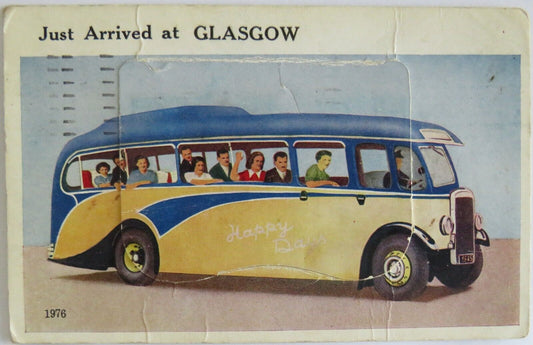 Old Postcard Just Arrived At Glasgow 1953 - Ref : 1022