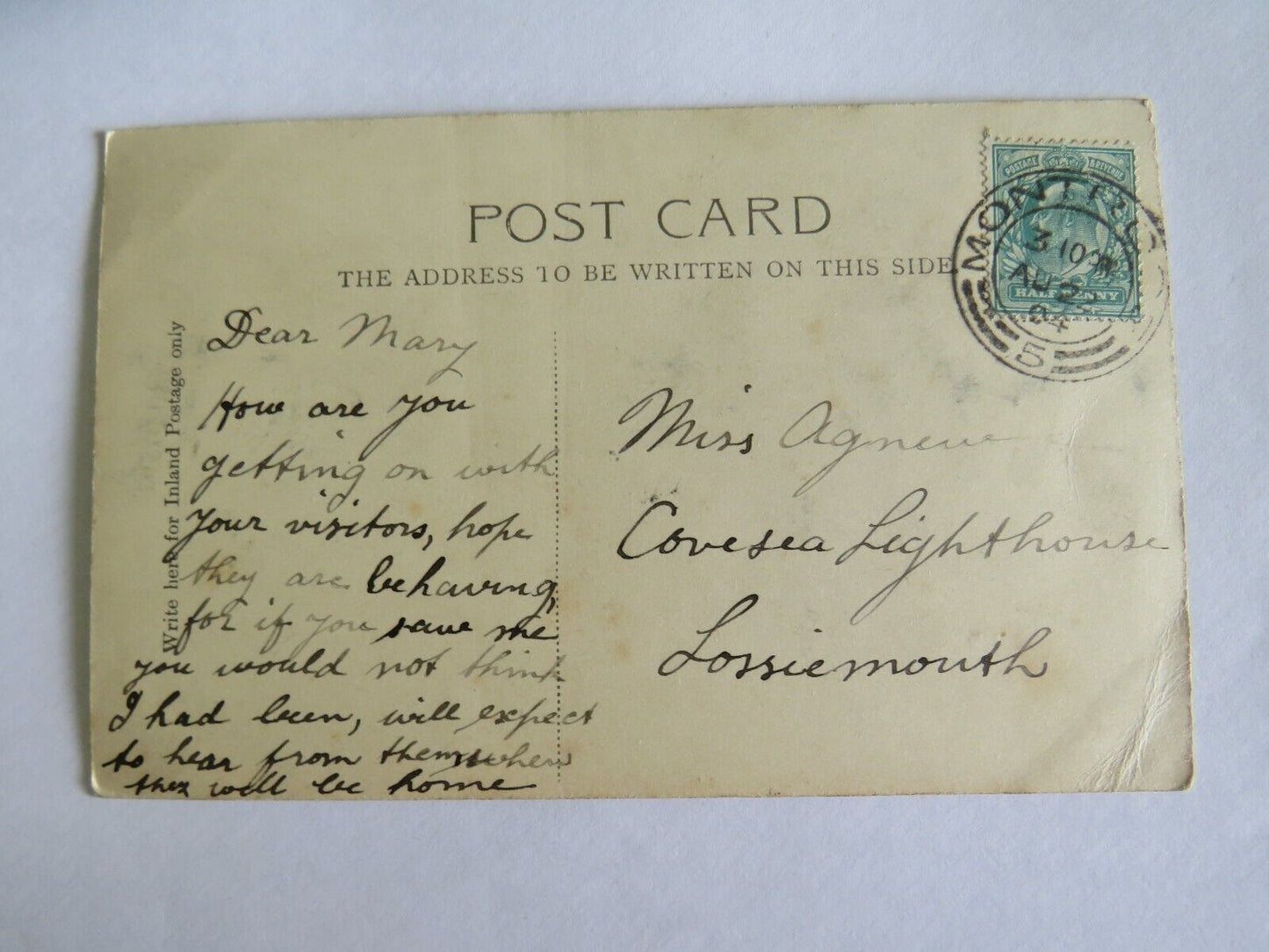 Old Postcard of  Glen Prosen 1904 - Ref : 1003