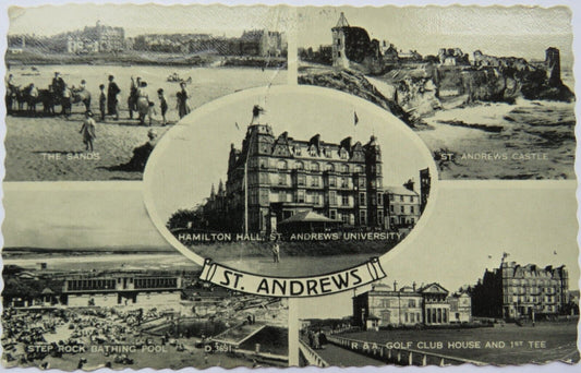 Old Multiview Postcard of St Andrews 1961
