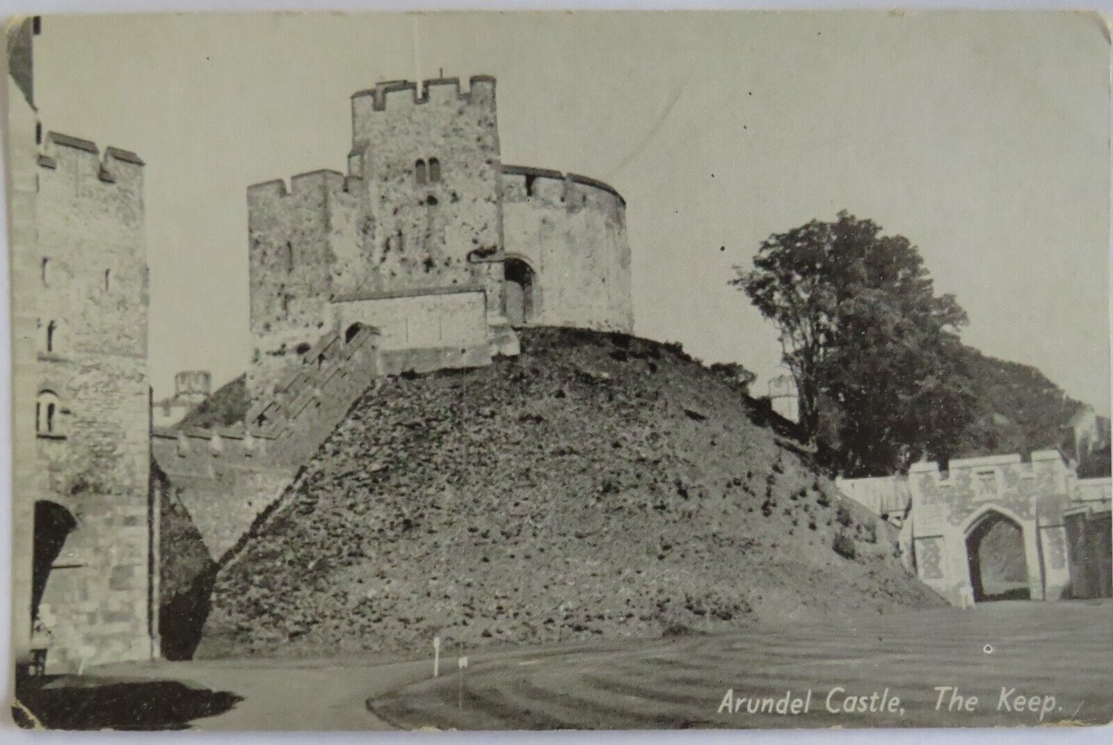 Old Antique Postcard of Arundel Castle, The Keep - Ref : 1039