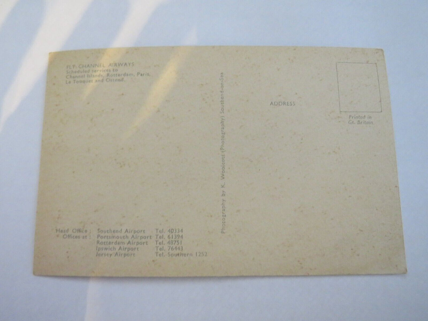 Old Postcard Of "Golden Viscount 707"  - Ref : 1014