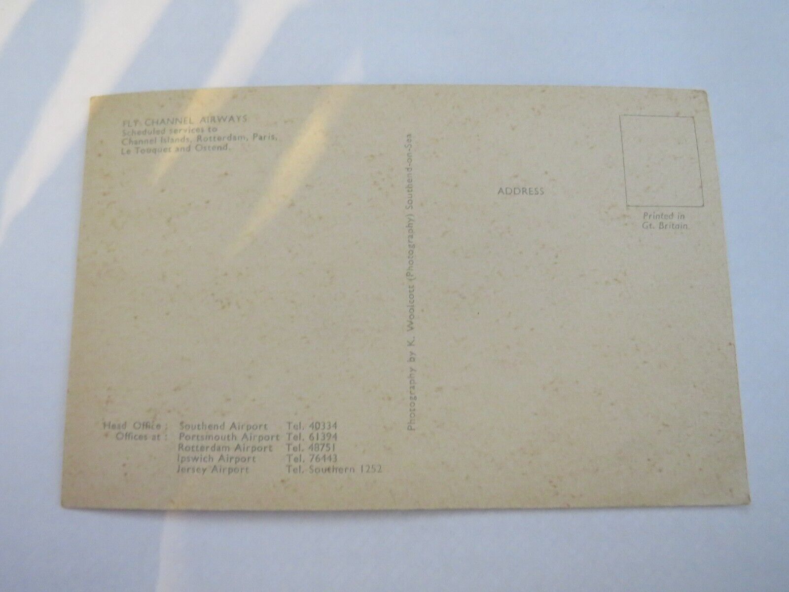 Old Postcard Of "Golden Viscount 707"  - Ref : 1014