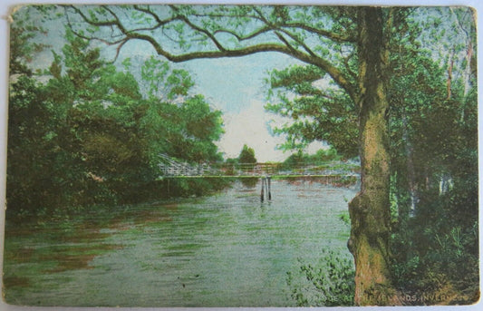Old Postcard of Bridge At The Islands, Inverness - Ref : 1028