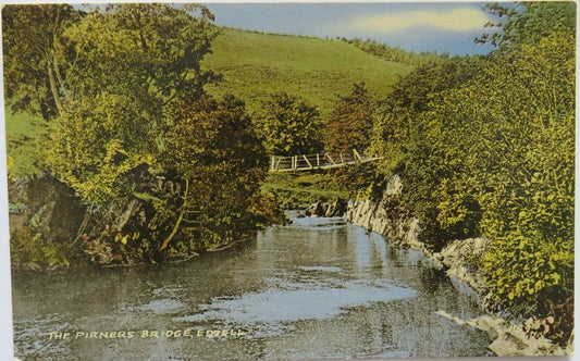 Old Postcard of The Pirners Bridge, Edzell - Ref : 1009