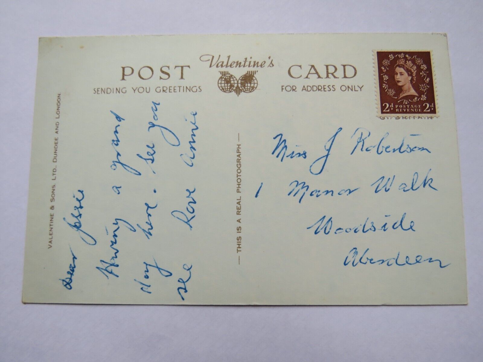 Old Multiview Postcard Greetings From Aberlour 1950's