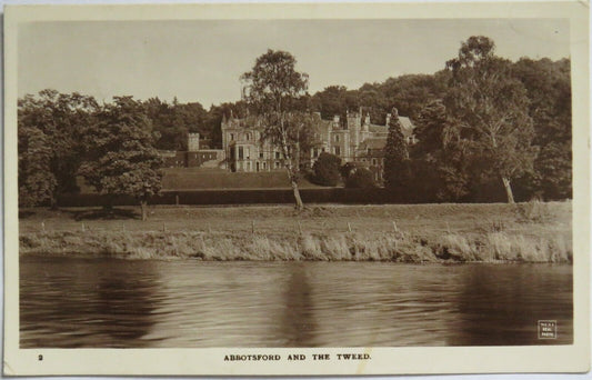 Old Postcard of Abbotsford and the Tweed 1927  - Ref : 1010