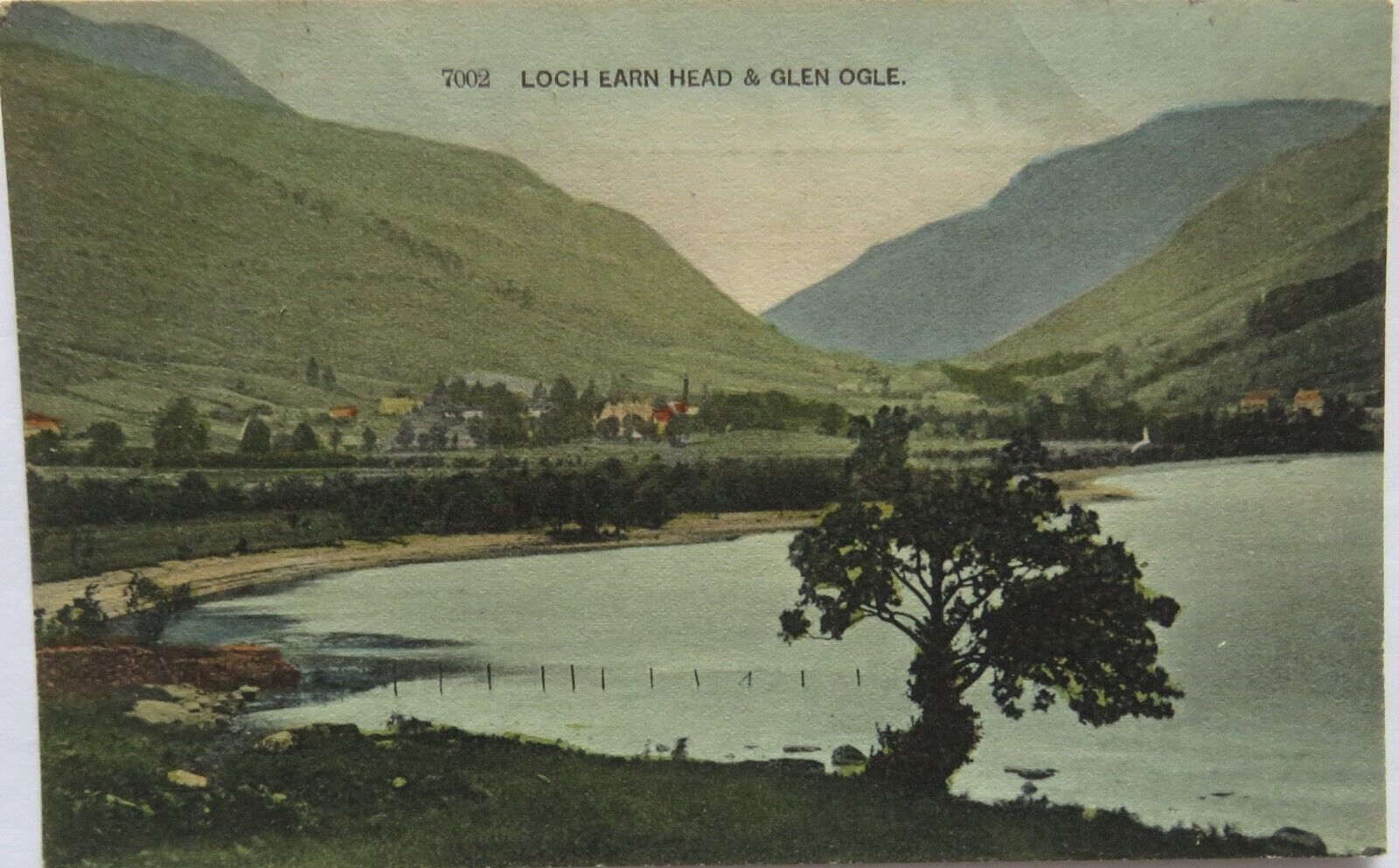 Old Postcard of Loch Earn Head & Glen Coe - Ref : 1009