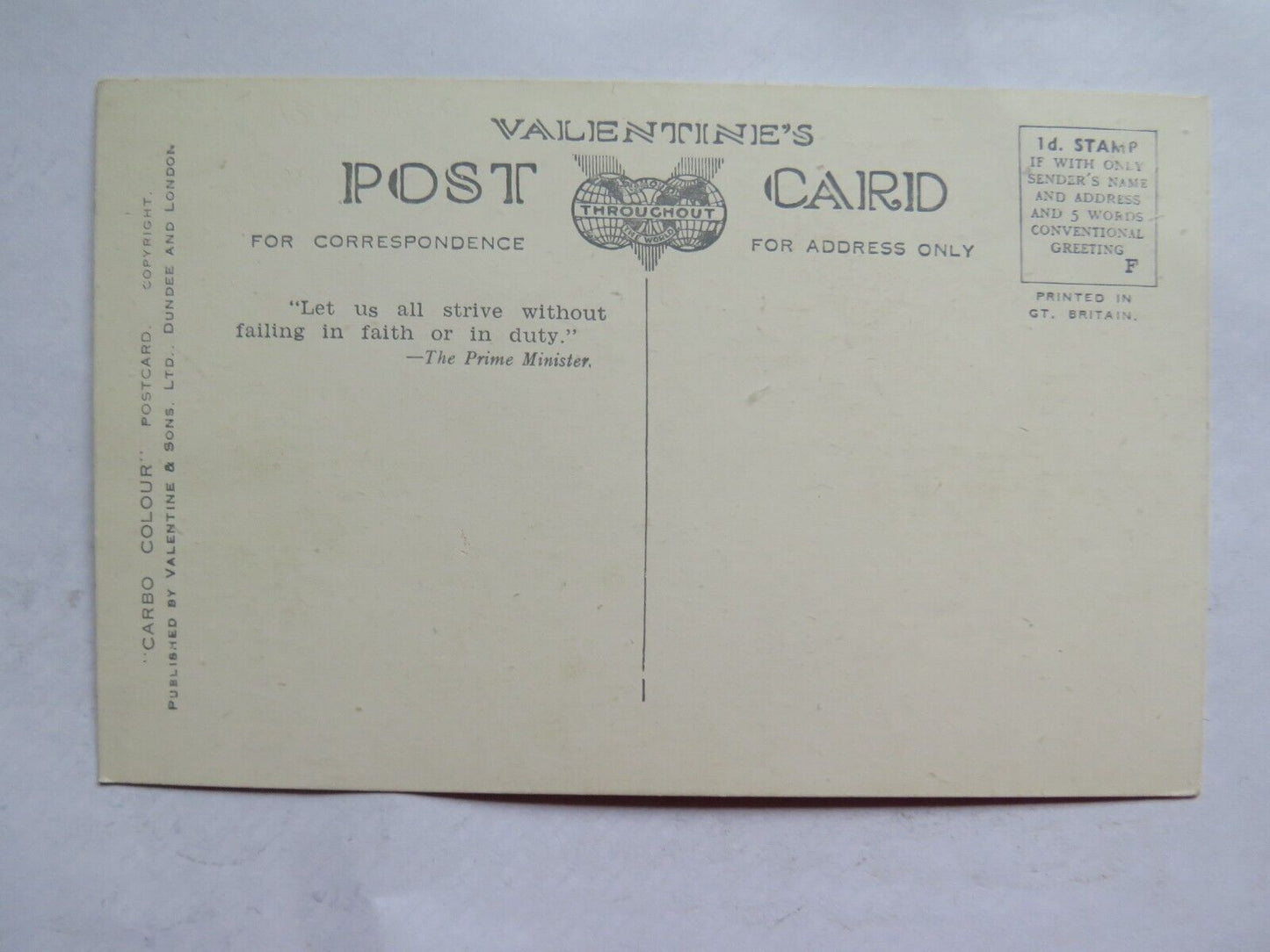 Old Postcard of The Pass of  Ballater - Ref : 1004
