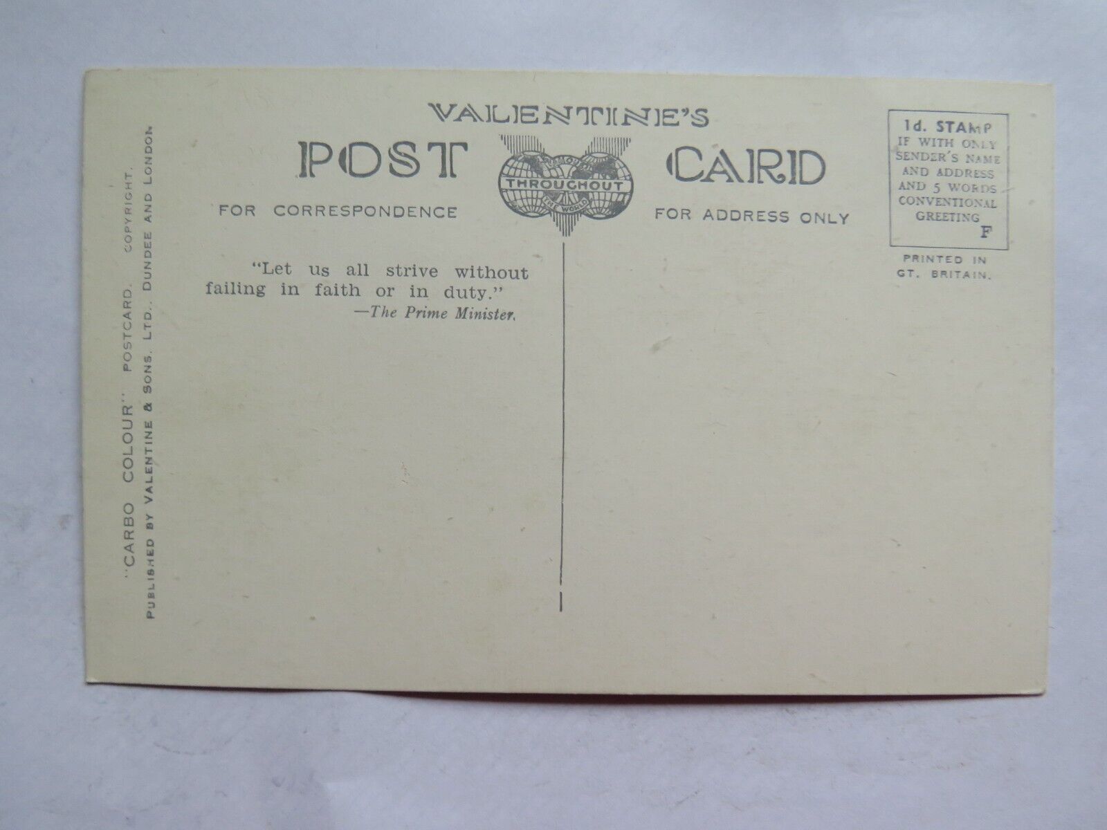 Old Postcard of The Pass of  Ballater - Ref : 1004
