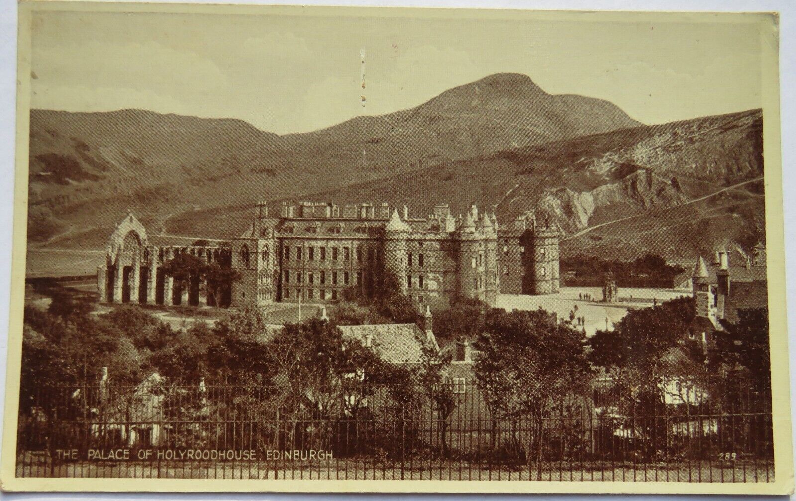 Old Postcard of The Palace of Holyroodhouse, Edinburgh