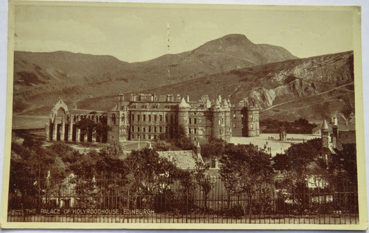 Old Postcard of The Palace of Holyroodhouse, Edinburgh