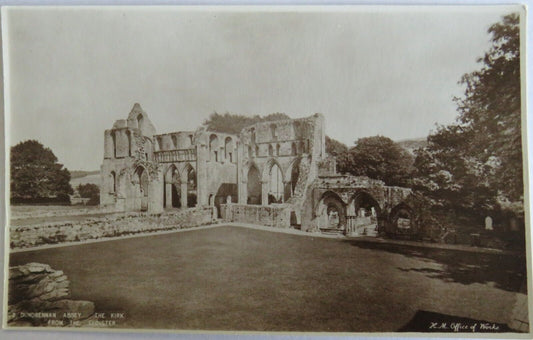 Old Postcard of Dundrennan Abbey From The Cloister - Ref : 1028