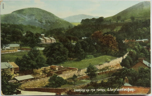 Old Postcard of Looking Up The Valley, Llanfairfechan -  Ref : 1013
