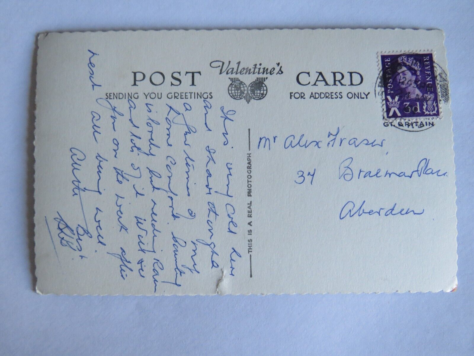 Old Postcard of Shin Falls  1961 - Ref : 1001